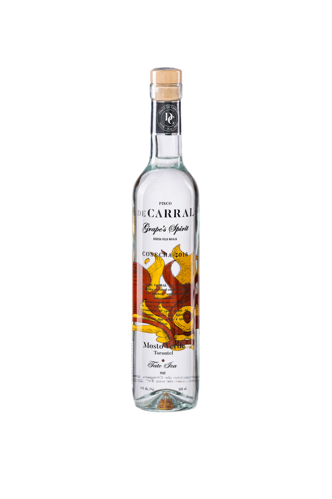 6 Pisco DE CARRAL - Mosto V. Torontel. Bot. 500 ml v3