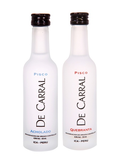 Pisco DE CARRAL - Miniatura. Bot. 50 ml v2